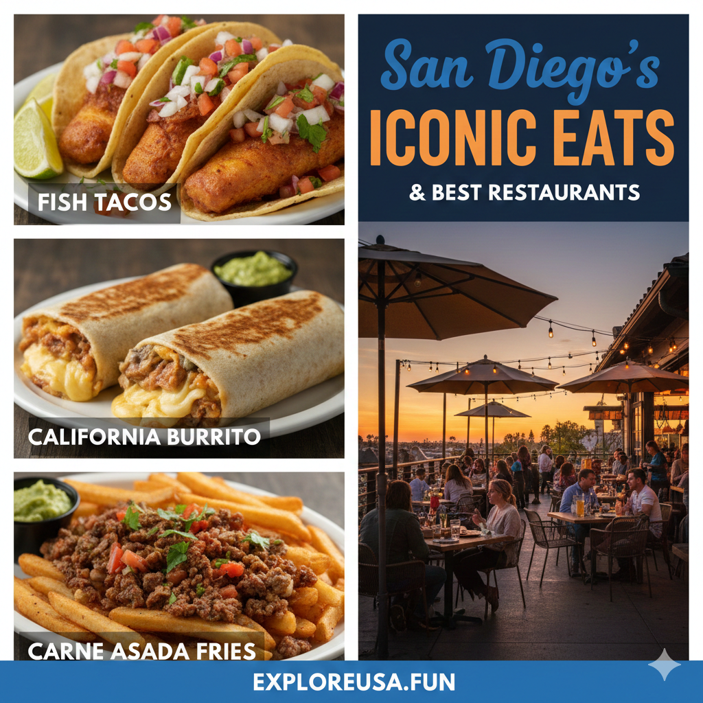 Famous Food in San Diego iconic dishes & Best Restaurants