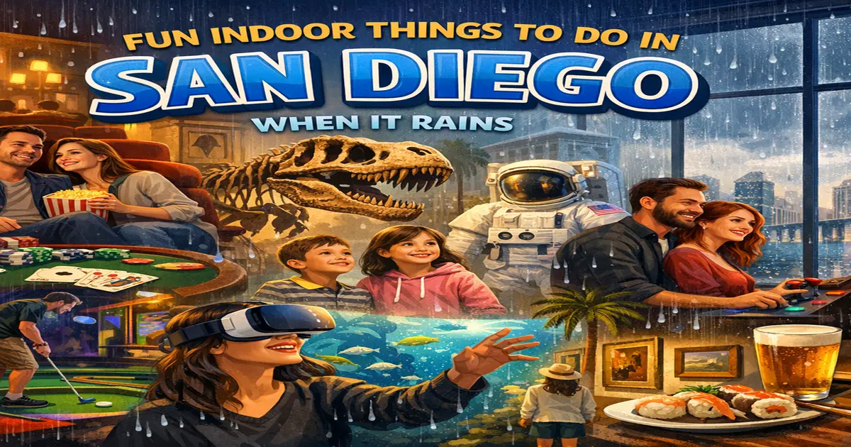Fun Indoor Things to Do in San Diego When It Rains