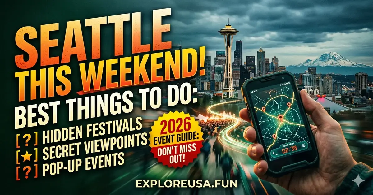 Best Things to Do in Seattle This Weekend 2026 Event Guide